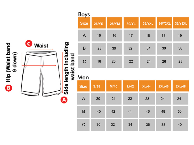 T Shirt Size Chart Girls